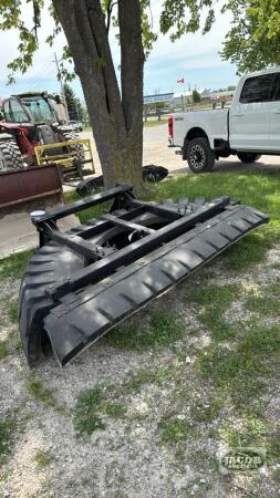 8FT RUBBER TIRE SCRAPER ATTACHMENT
