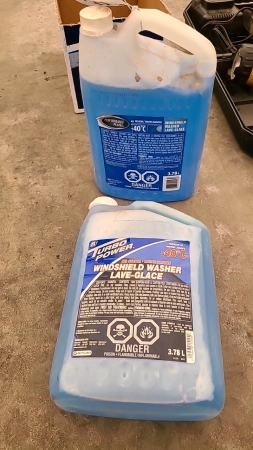 2-Jugs of Winshield Washer Fluid