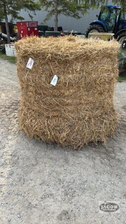 20-4x5 ROUND BALES OF STRAW
