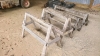 Lot of 4 Wooden Sawhorses