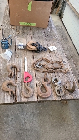 Chain, Hooks, Hardware, Pulley, Etc.