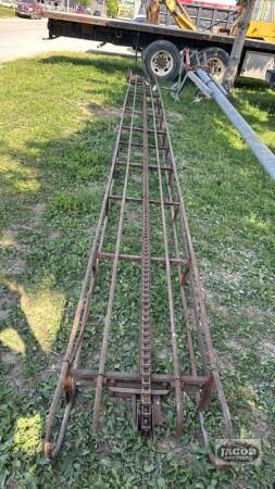 28FT SKELETON BALE ELEVATOR WITH ELECTRIC MOTOR
