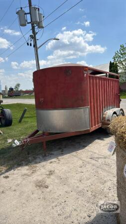 SMYTH STEEL 12FT TANDEM LIVESTOCK TRAILER