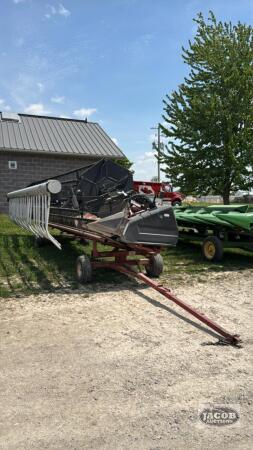 CASE IH 1020 25FT FLEX HEAD WITH KEHO AIR REEL
