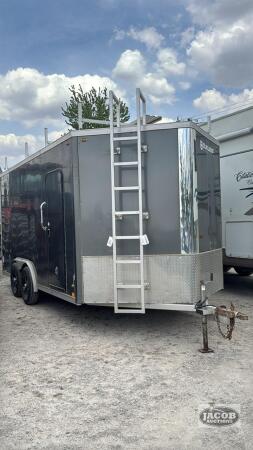 2022 LEGEND 8FT X 16FT ENCLOSED ALUMINUM TRAILER