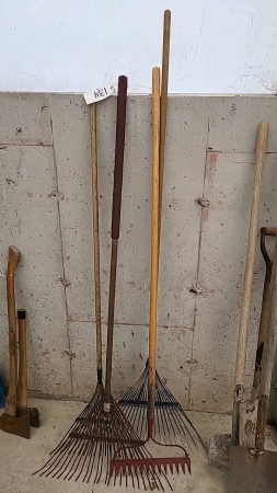 Lot of 4 Rakes