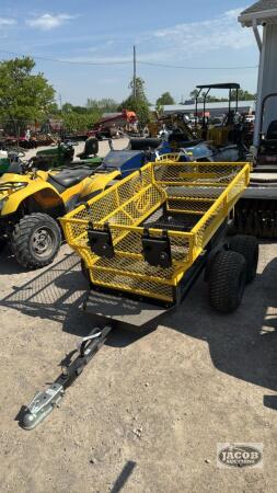 GORILLA CART TANDEM AXLE GARDEN TRAILER