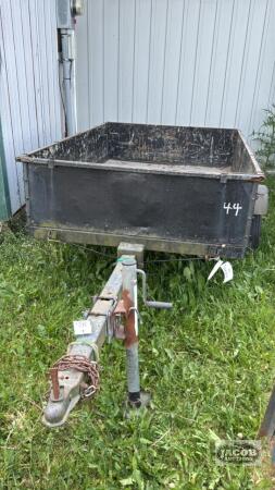 HOMEBUILT 80IN X 51IN SINGLE AXLE UTILITY TRAILER
