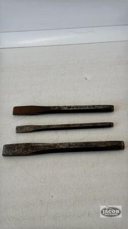 (3) SNAP-ON CHISELS