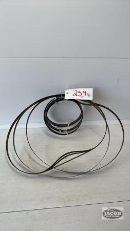 (9) 64IN TIMES HALF BAND SAW BLADES
