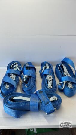 (5) 2IN X 8.5 METER RATCHET STRAPS