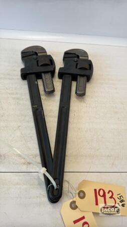(2) 18IN PIPE WRENCHES