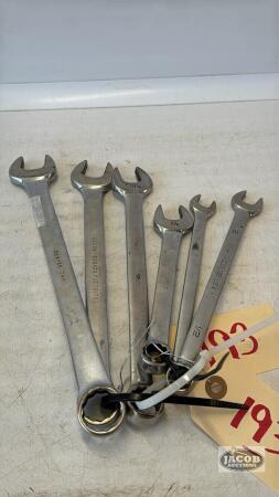 (6) SNAP-ON COMBINATION WRENCHES