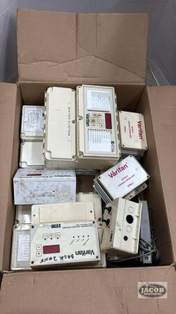 BOX OF FAN CONTROLLERS AND ALARM SYSTEM