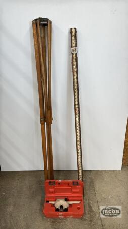 DAVID WHITE TRANSIT TRIPOD AND STICK