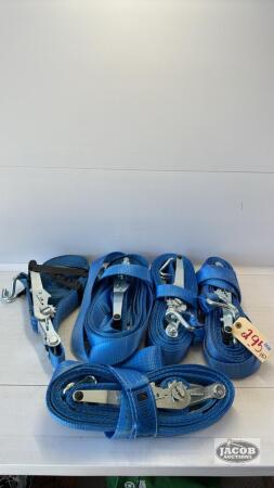 (5) 2IN X 8.5 METER RATCHET STRAPS