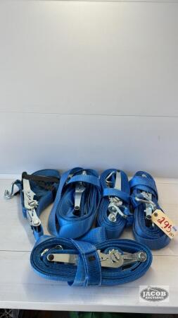 (5) 2IN X 8.5 METER RATCHET STRAPS
