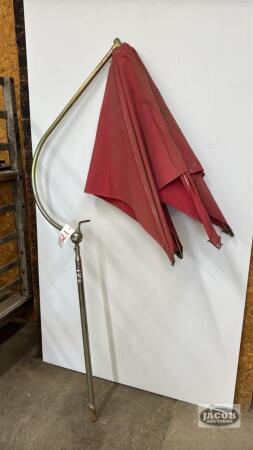 TRACTOR SUN UMBRELLA WITH STAND