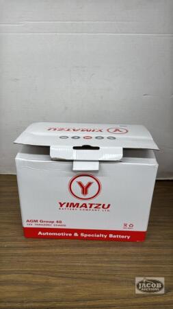 YIMATZU 12V 75AH (20HR) CCA820 AUTOMOTIVE BATTERY