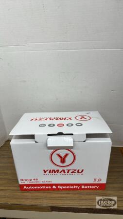 YIMATZU 12V 75AH (20HR) CCA680 AUTOMOTIVE BATTERY