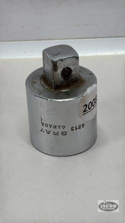 GRAY 1IN TO 3/4IN ADAPTOR