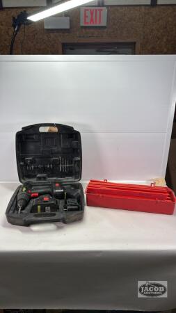 18VOLT DRILL AND SAFETY TRIANGLE KIT