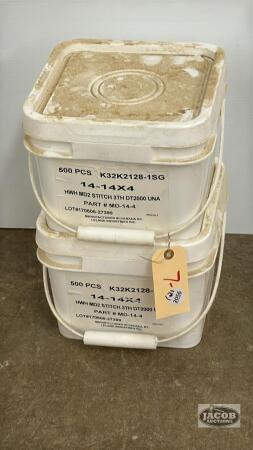 14-14X4 GALVANIZED SELF TAPPING SCREWS