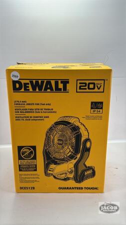 DEWALT 20VOLT CORDLESS JOBSITE FAN