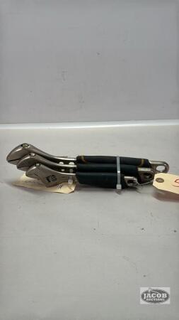 (3) MASTERCRAFT ADJUSTABLE WRENCHES