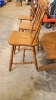 Maple Table and 4 Chairs w/Leaf - 4