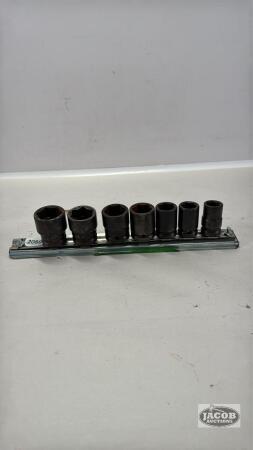 7 PIECE 1/2IN SHALLOW DRIVE IMPACT SOCKETS