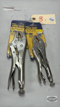 (2) PAIR OF VISE GRIP LOCKING PLIERS