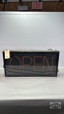 LIGHT UP OPEN SIGN