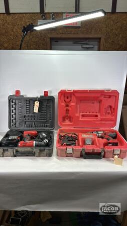 (2) CORDLESS DRILLS