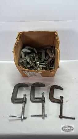 C CLAMP LOT RANGING FROM 2IN TO 3IN