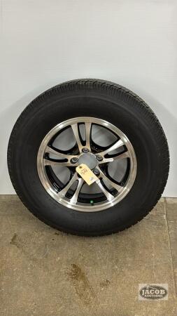 NEW TRAILER TIRE AND RIM