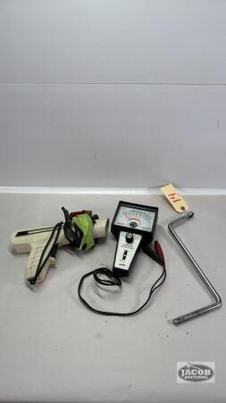 TUNE UP ANALYZER TOOL AND 12VOLT TIMING GUN