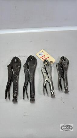 (4) PAIRS OF VISE GRIP LOCKING PLIERS