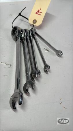 (6) MASTERCRAFT SAE GEAR WRENCHES