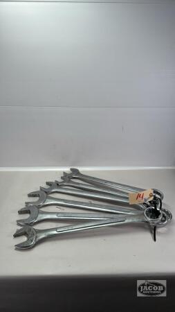(6) LARGE SAE WRENCHES