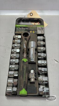 PITTSBURGH 21 PIECE GO-THRU SOCKET SET SAE/METRIC