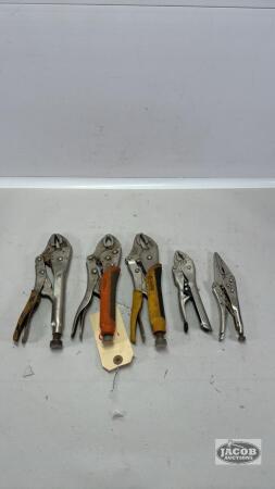 (5) LOCKING PLIERS