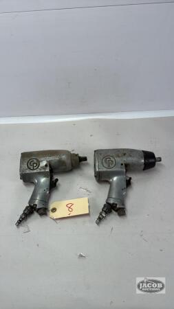 (2) CHICAGO PNEUMATIC 1/2IN DRIVE IMPACTS