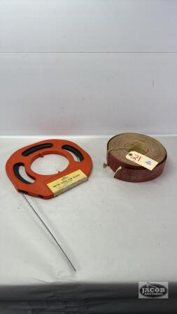 BAND SAW BLADE AND SAND PAPER LOT