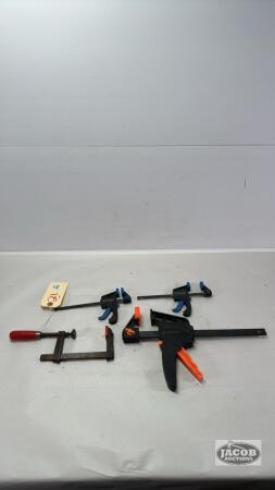 (4) SLIDING BAR CLAMPS