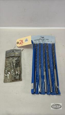 (2) WOOD BIT SETS