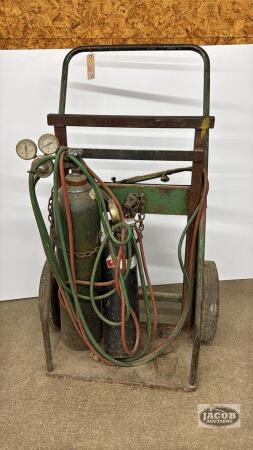 OXY ACYTALINE TORCHES WITH CART AND HOSES