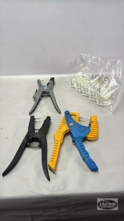 (3) EAR TAG APPLICATORS AND QUANTITY OF EAR TAGS