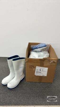 (5) PAIRS OF SIZE 10 TORENNA RUBBER BOOTS