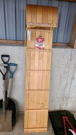 70in Wooden Tobaggon